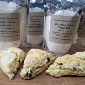 Scone Mix, Scones, Hand-Crafted Mix, English Scones, Choose Your Flavor, 1 Mix