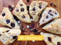English-Style Scones, One Dozen, Choose Your Flavor, Scones, Hand-Crafted, Bread