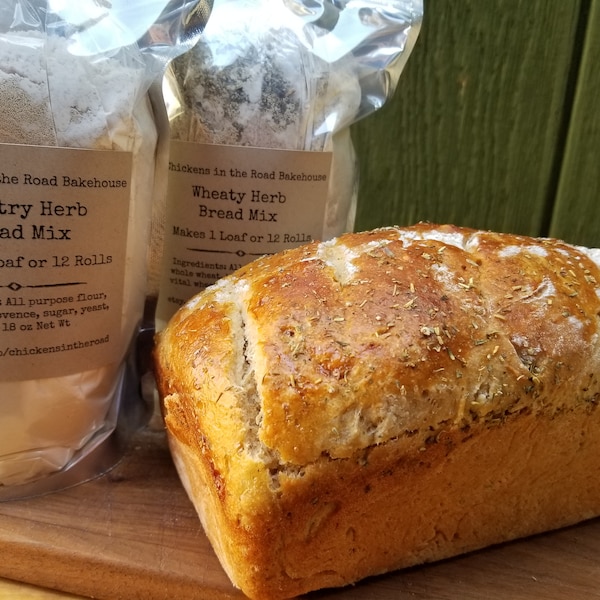 Herb Bread Mix, Loaf Mix, Rolls Mix, Hand-Crafted Mix, Yeast Bread Mix, Bread Mix, One Mix