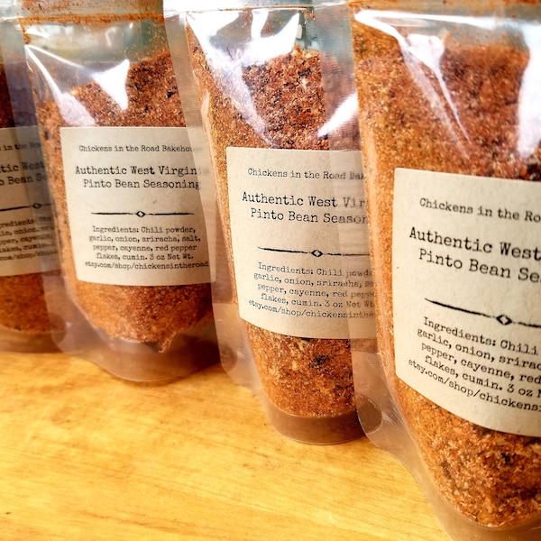 West Virginia Pinto Bean Seasoning Mix, Spice Blend