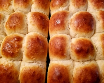 Slider Buns, Amish Potato Rolls, Supper Rolls, Dinner Rolls, Holiday Dinner Rolls, Yeast Rolls, Hand-Crafted Bread