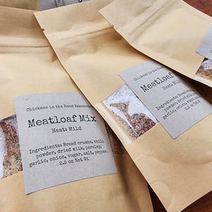 Meatloaf & Meatballs Seasoning Mix: Mild, Medium, or Hot, Hand-Crafted