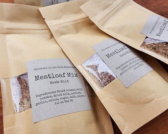 Meatloaf & Meatballs Seasoning Mix: Mild, Medium, or Hot, Hand-Crafted