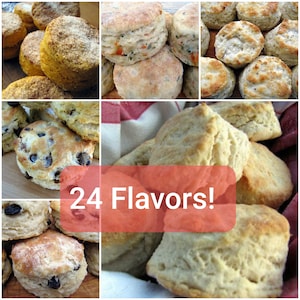 Biscuits, Southern Biscuits, Artisan Biscuits, Large, 1 Dozen, Hand-Crafted Bread, Bakery Biscuits image 1