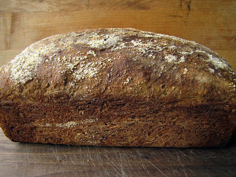 Anadama Bread Molasses Bread Cornmeal Bread Loaf Bread Etsy