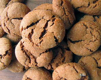 Old-Time Molasses Cookies, 1 1/2 Dozen, Hand-Crafted Cookies