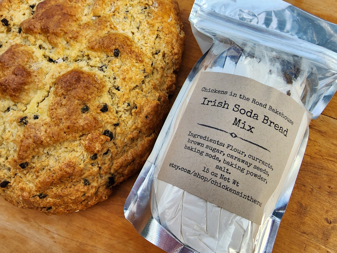 Irish Soda Bread Mix Handcrafted Mix Holiday Bread Etsy