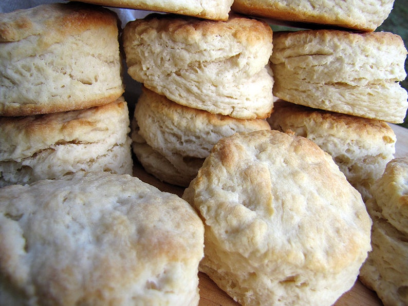 Biscuits, Southern Biscuits, Artisan Biscuits, Large, 1 Dozen, Hand-Crafted Bread, Bakery Biscuits image 5