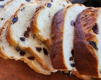 Artisan Raisin Bread Loaf: Hand-Crafted Breakfast Bread