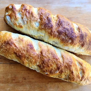 French Bread, 2 Loaves, Rustic Artisan Bread, Bread, Hand-Crafted Bread, Artisan Bread, Loaf Bread, Holiday Bread, Ciabatta