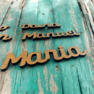 Marcasitios personalizados para bodas, comuniones, bautizos.