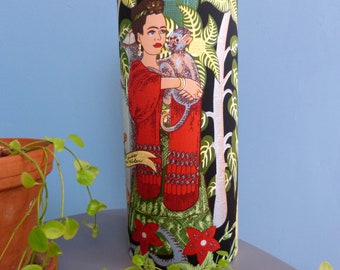 Frida khalo lamp #fridakahlo #lampeboheme #lampetube #lampeartisanale