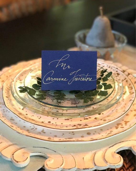 Wedding Place cards/Personalized Handwritten Place Cards/Table Place Cards/Table Cards for Weddings/Showers - Seating Chart Cards Available