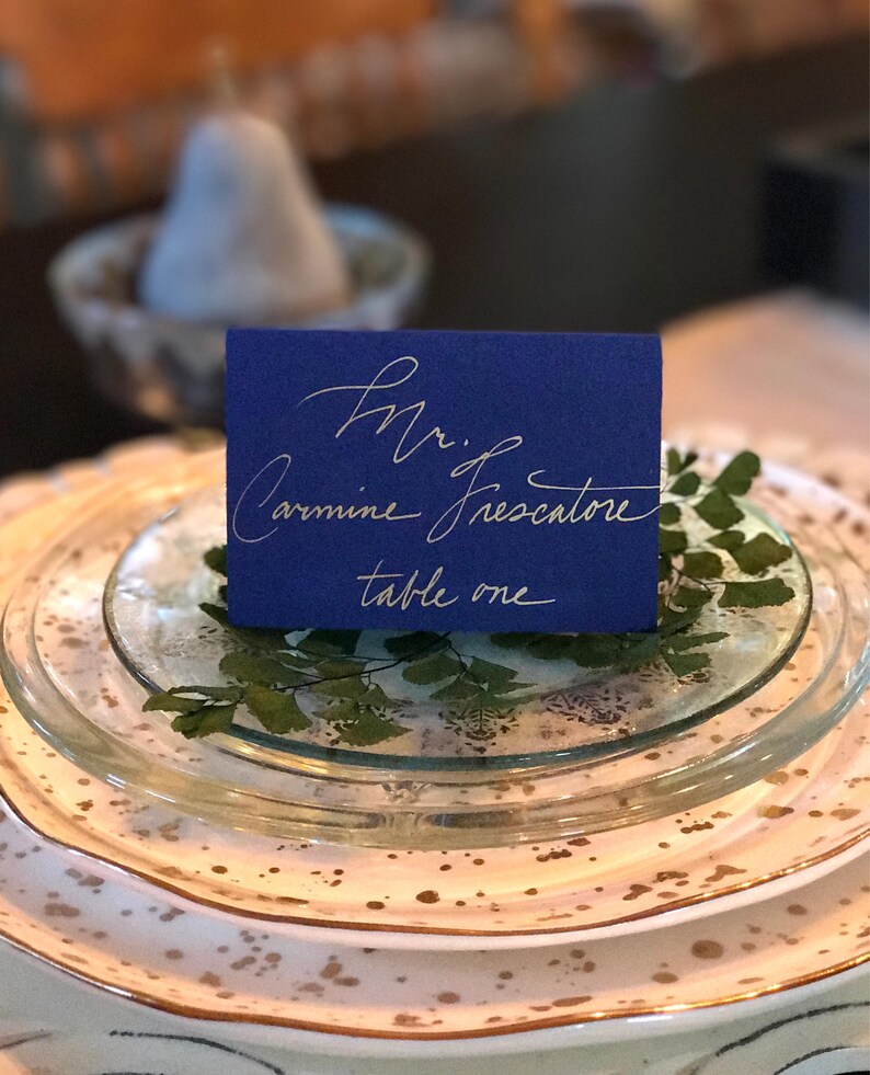 Wedding Place Cards/personalized Handwritten Place Cards/table Etsy