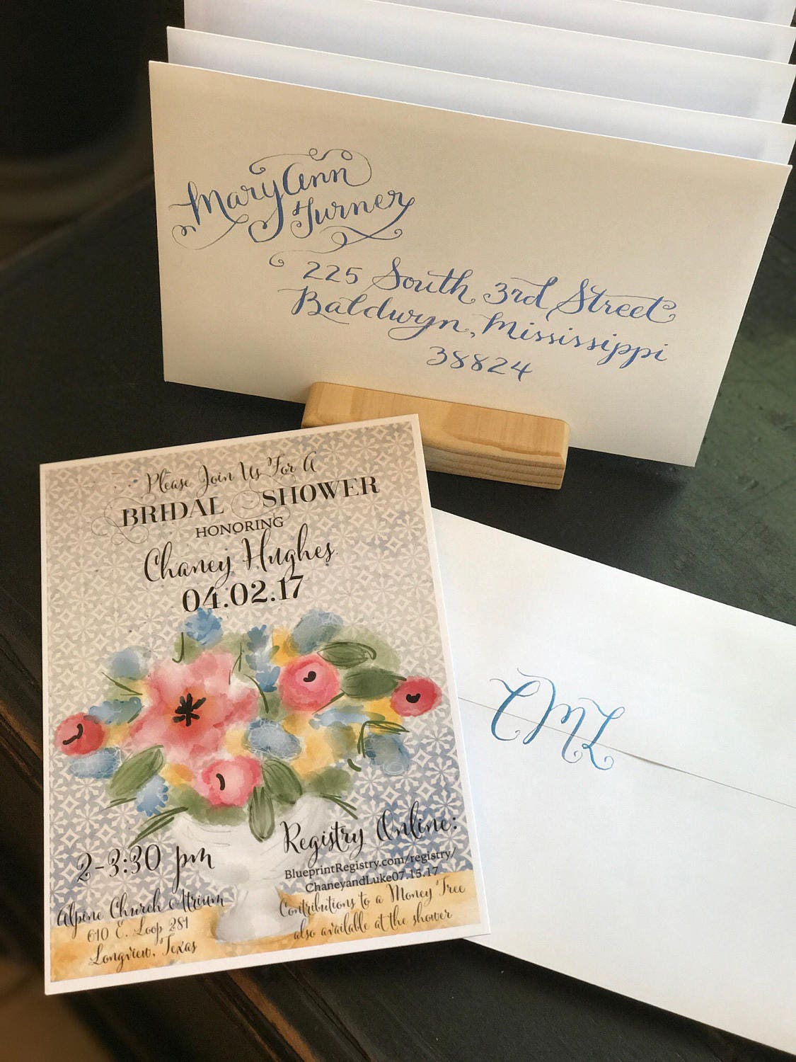 Wedding Calligraphy Envelopes / Custom Designed Wedding