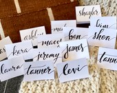 Wedding Calligraphy Placecards