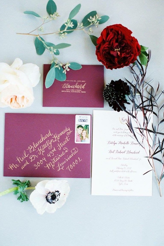 Wedding Calligraphy Envelopes / Custom Handwritten Placecards, Escort Cards, RSVP envelopes and other Wedding Calligraphy Needs