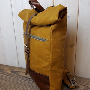 Oilskin backpack clearance