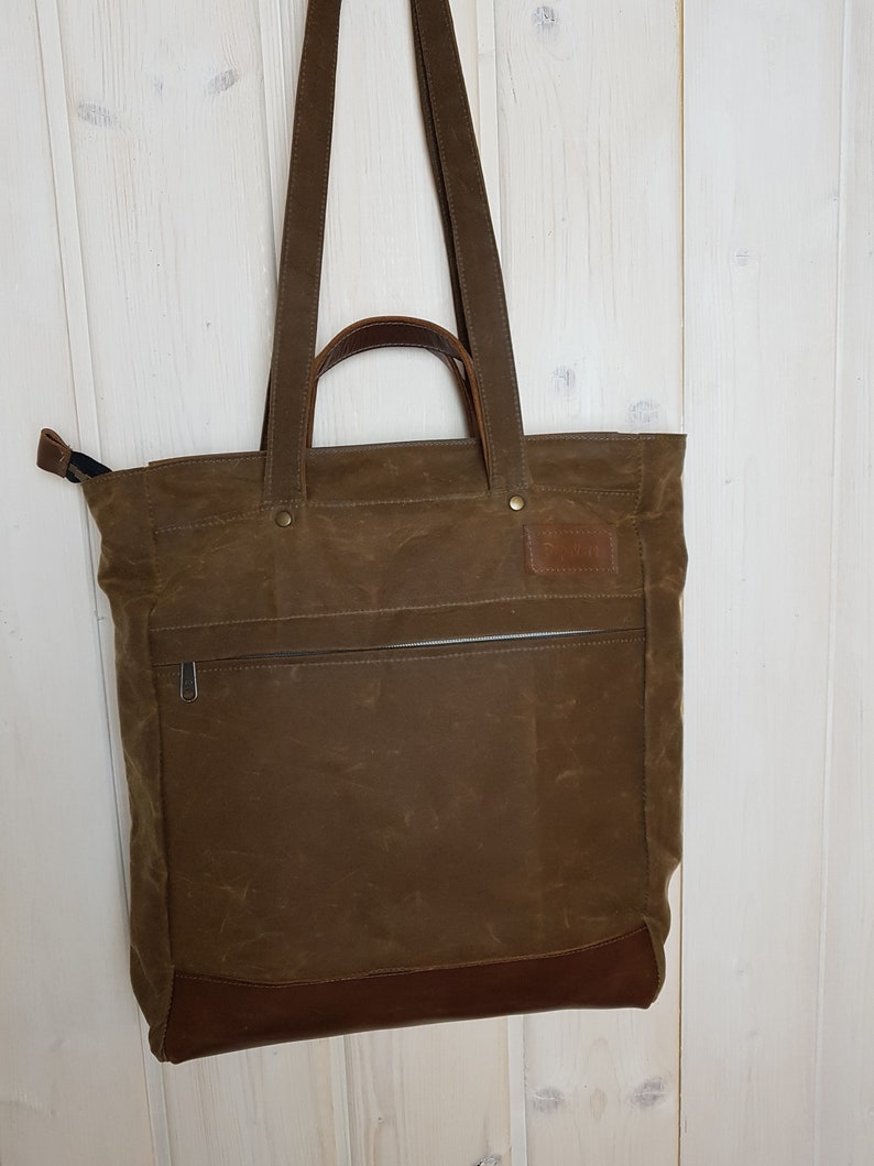 Hide & Drink Futtersuche-Tasche – Gewachster Segeltuch, Zusammenklappbar, Anthrazit/schwarz