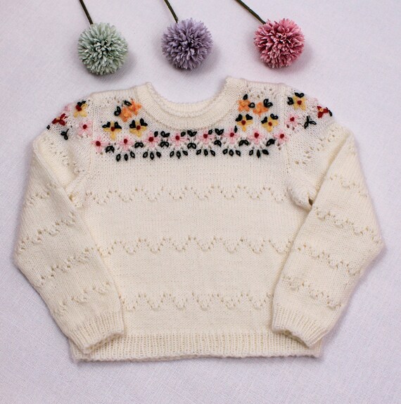 baby embroidered sweatshirt