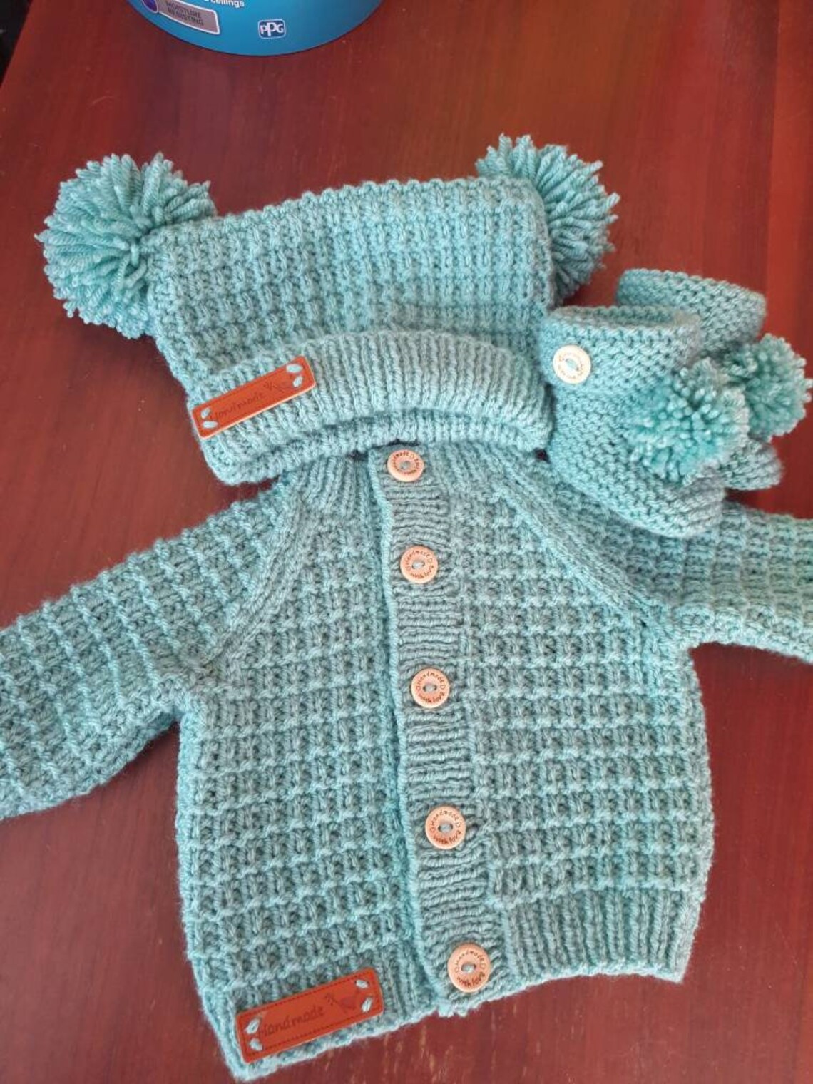 Baby Boys Cardigan Set Etsy