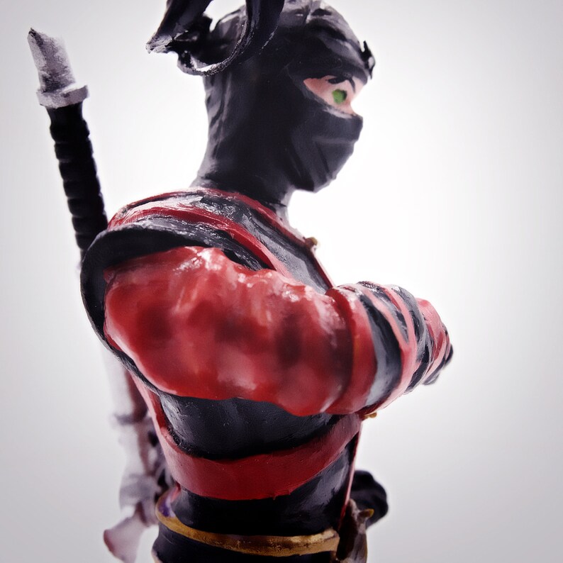Ermac Mortal Kombat Deception Custom Unique Figurine 1/8 Etsy