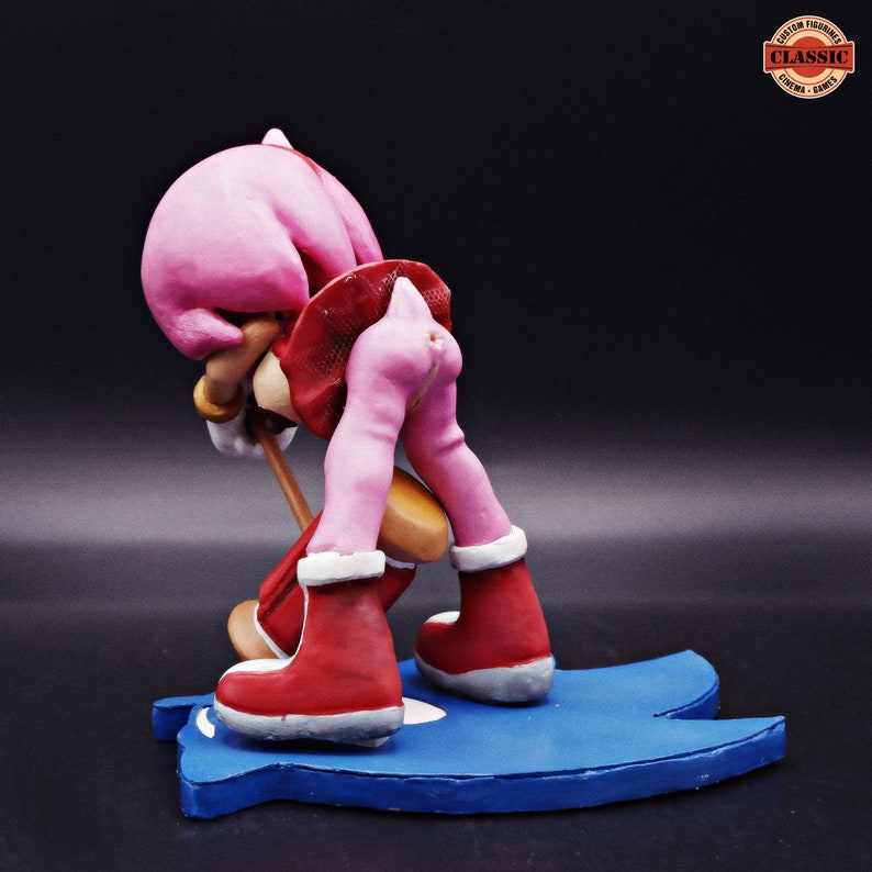 Custom Adult figurine Amy Rose Sonic Hedgehog 1/10 | Etsy