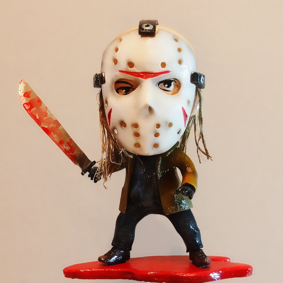 Custom Statue Jason Voorhees Friday the 13th 1/10 Etsy
