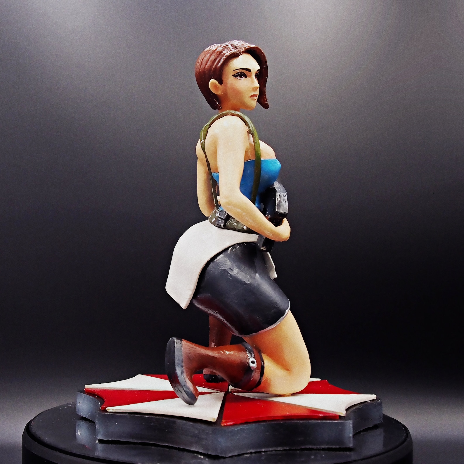 Jill Valentine Custom Statue Statue Resident Evil 3 Nemesis Etsy