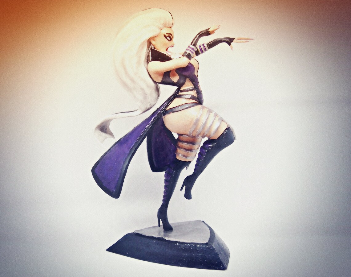 Custom Statue Sindel Mortal Kombat 9 1/8 Etsy