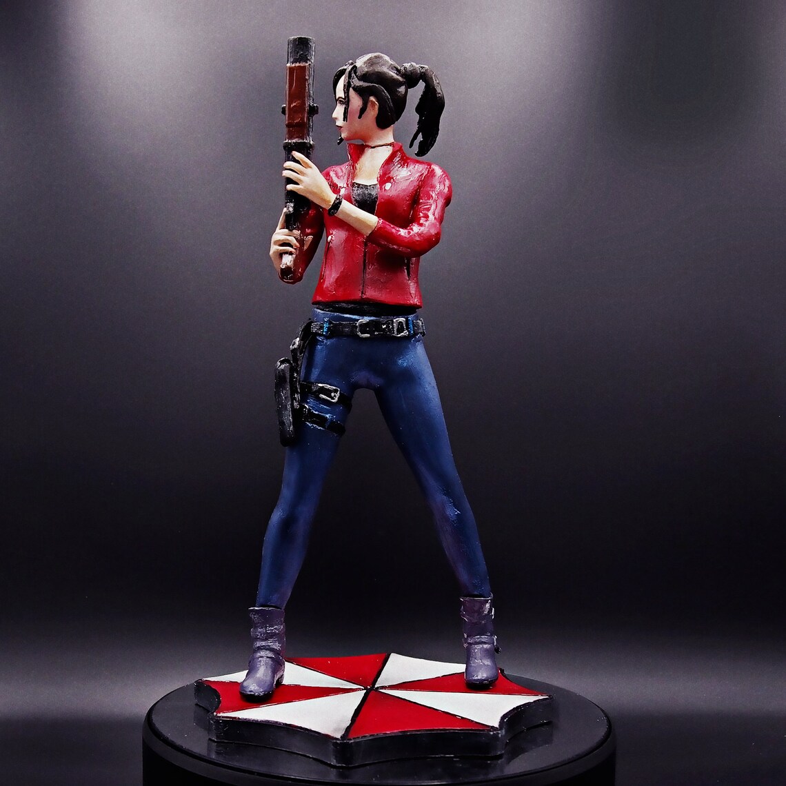 Custom Statue Claire Redfield Resident Evil 2 Remake 1/8 Etsy