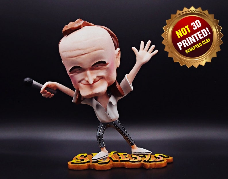 Custom Caricature Figurine Phil Collins Singer of Genesis 110