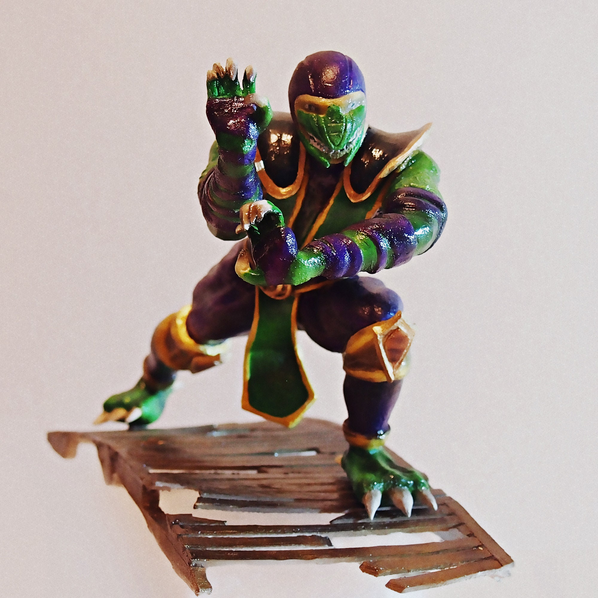 Custom Statue Reptile Mortal Kombat Armageddon 1/6 Etsy