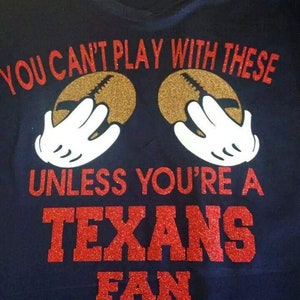 Texans football fan favorite - Raglan - baseball tee - plus sizes available