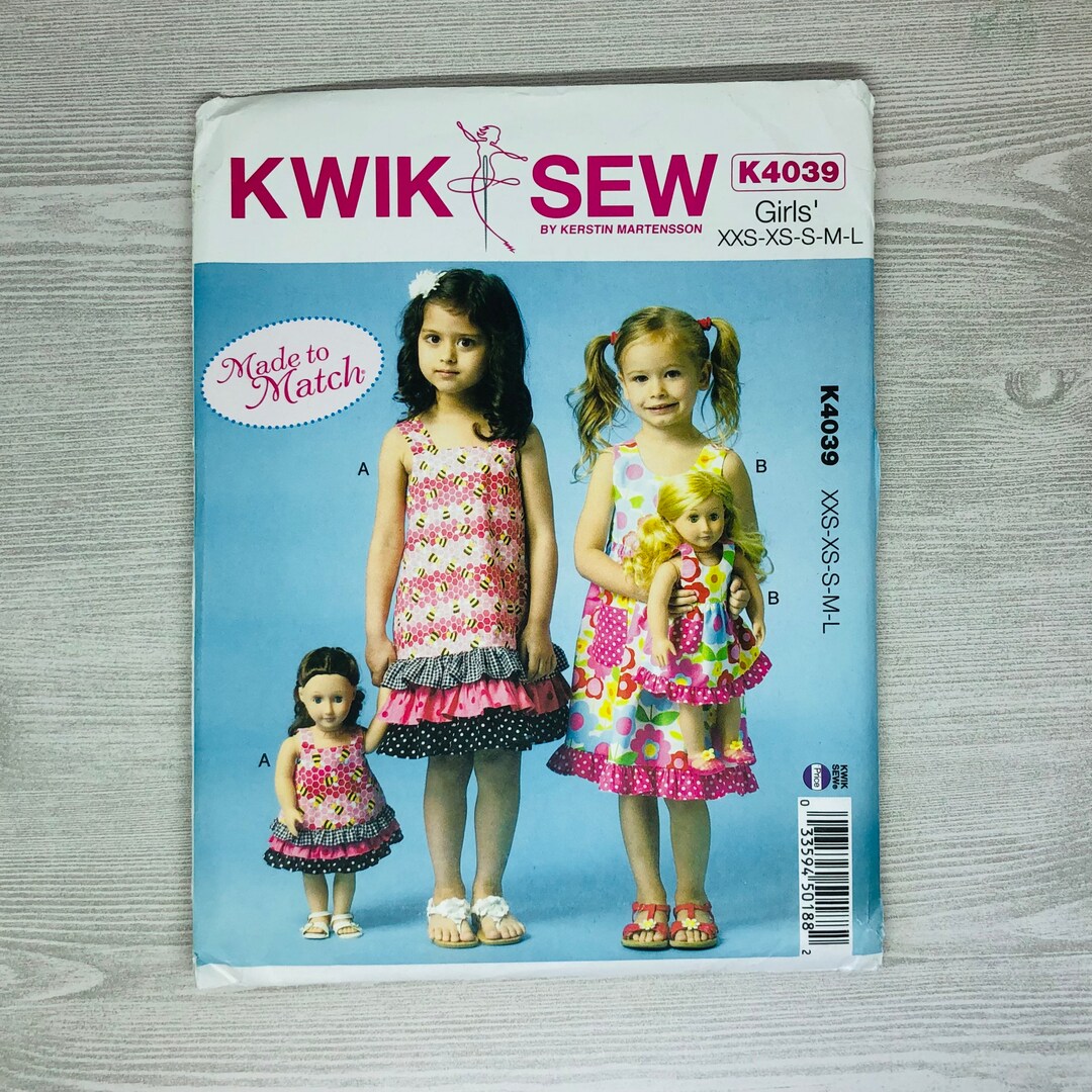 Kwik Sew K4039 Sewing Pattern for Made to Match Jumpers in - Etsy
