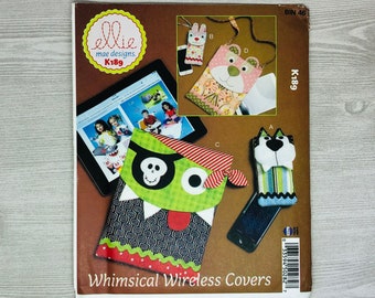 Ellie Mae Designs K189 Sewing Pattern for Whimsical Phone and Tablet Cases