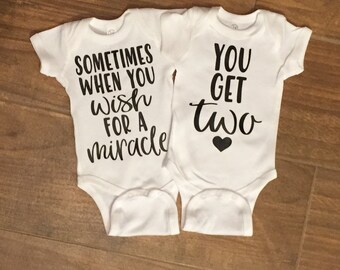 twin announcement etsy
