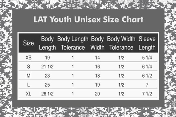 Nice Touch Size Chart