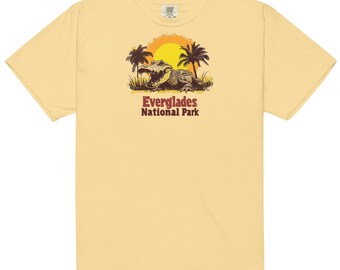 Everglades National Park Alligator Graphic T-Shirt: Retro Florida Souvenir