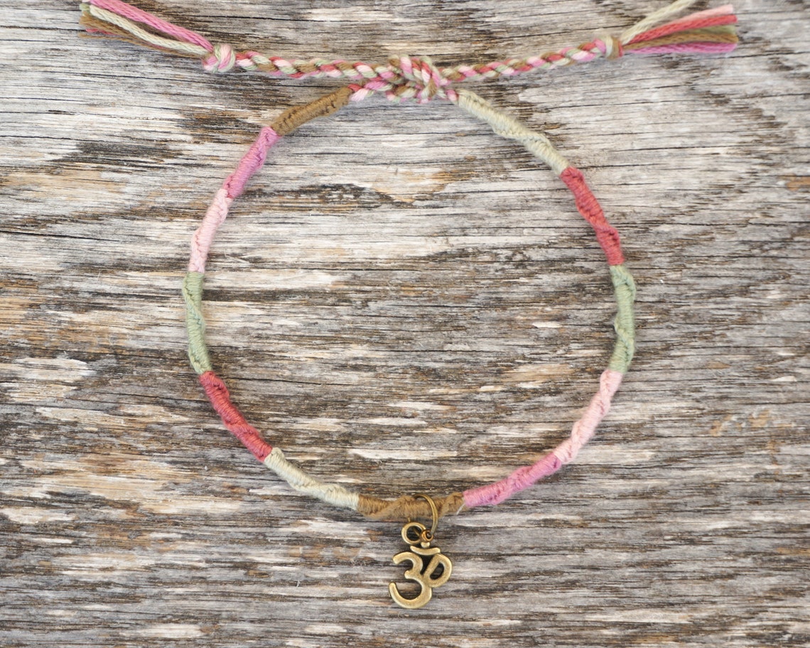 Friendship Ankle Bracelet Woven Anklet Threaded Anklet Surfer Anklet ...