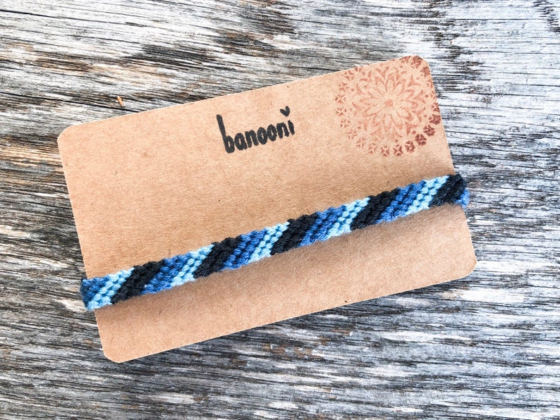 String woven bracelet Gift for him Surfer jewelry Freedom Threaded bracelet Friendship bracelet Macrame Men bracelet