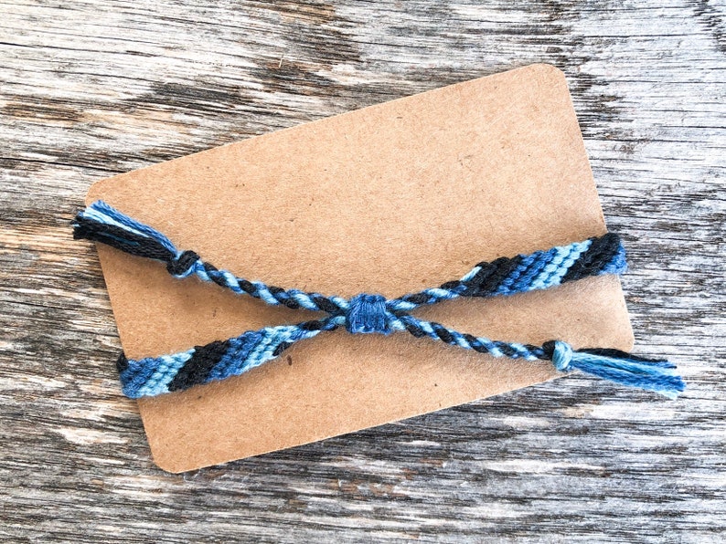 String woven bracelet Gift for him Surfer jewelry Freedom Threaded bracelet Friendship bracelet Macrame Men bracelet