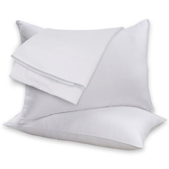 2 Pack Beauty Sleep 100 Cotton Shell Feather Goose Down Etsy