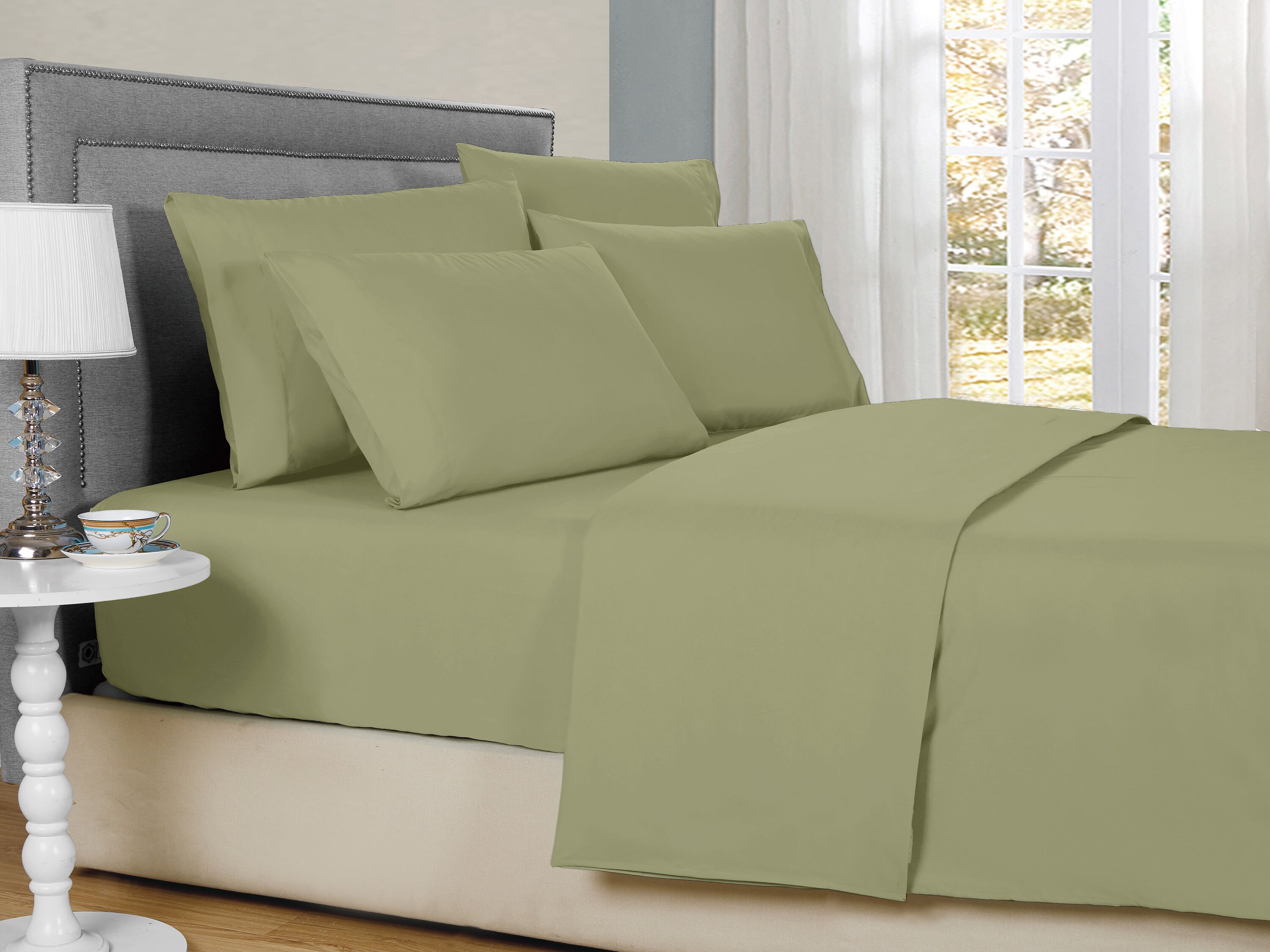 Bamboo 6 Piece 1800 Count Luxury Sheet Set Etsy