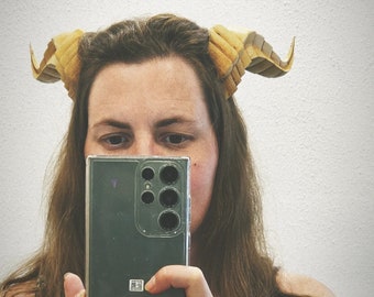 Draenei-hoorns voor cosplay / 3D-print / drakenhoorns / fantasiehoorns / hoorn 1