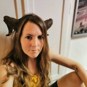 Satyr / Faun Cosplay Horns medium / Fantasy Horns