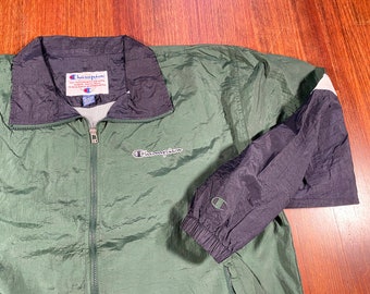 teal champion windbreaker