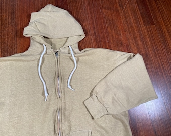 plain tan hoodie