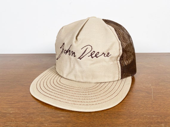 Vintage John Deere trucker hat 80s john deere hat… - image 1