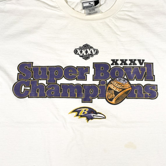 Vintage Super Bowl Ravens Shirt 2001 super bowl x… - image 2